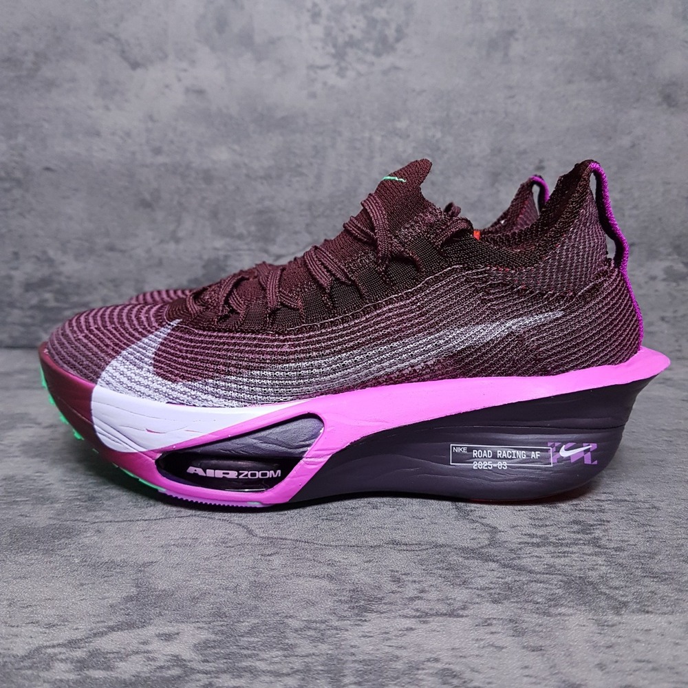 NIKE Air Zoom Alphafly Next% 3 Faith Kipyegon Running Shoes Womens 10.5 Purple